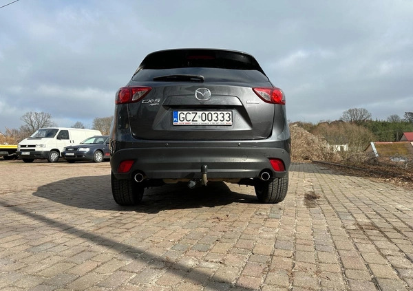 Mazda CX-5 cena 55900 przebieg: 177000, rok produkcji 2013 z Debrzno małe 37